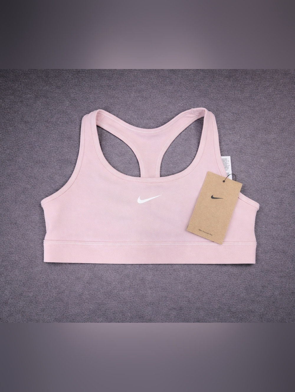 NWT Nike Girls Dri-FIT Sports Bra Size M Pink